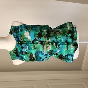 Olivia Moon Sleeveless Blouse. Women Size Small